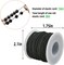2 Rolls 1 mm Elastic Beading Cord for Bracelet Stretchy Elastic String for Jewelry Making Sewing Necklace 100 Meters Elastic Bracelets Cord Crafts Beading Thread DIY Crafting Cord (Black + White)